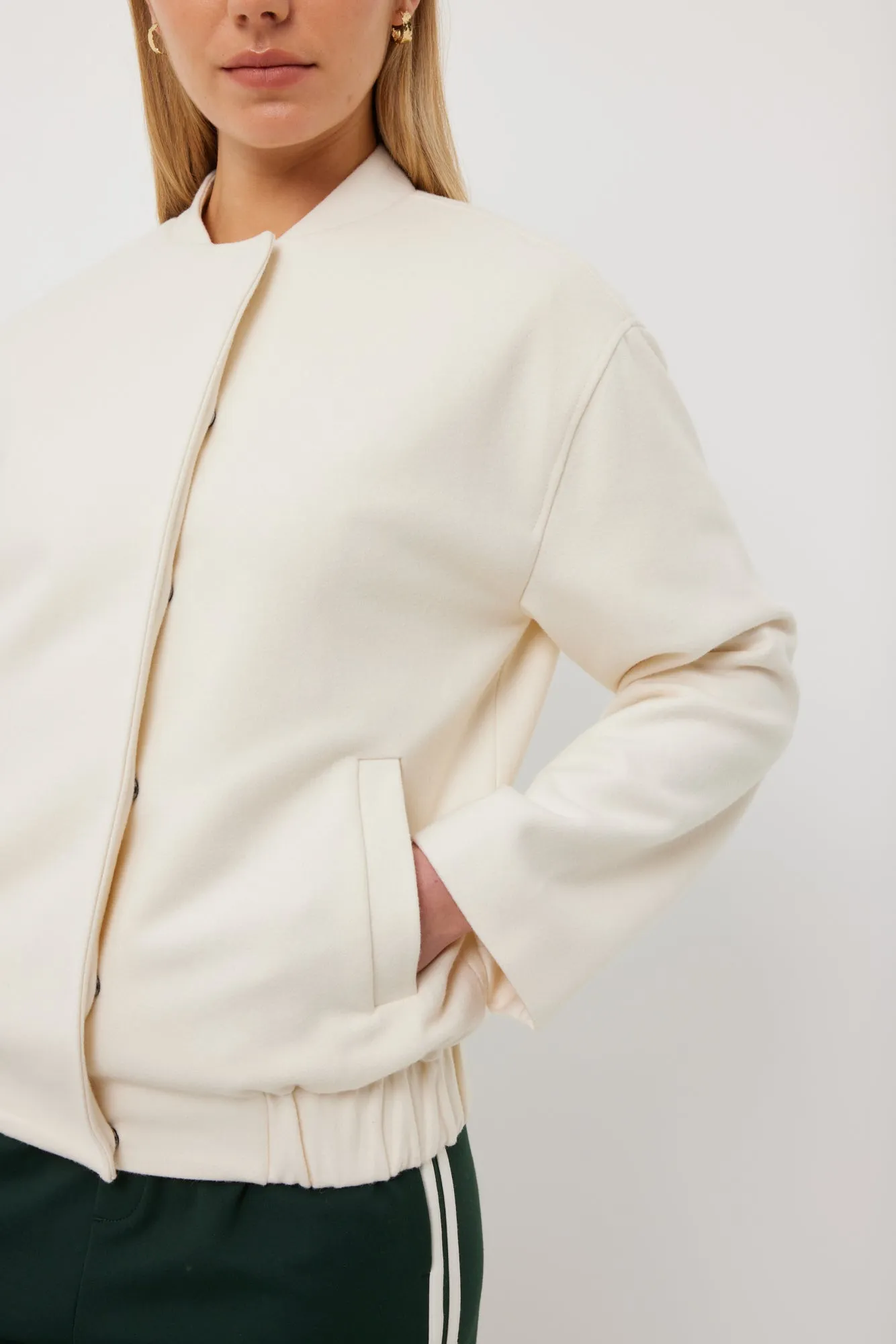 Anderson Bomber | Ivory Wool