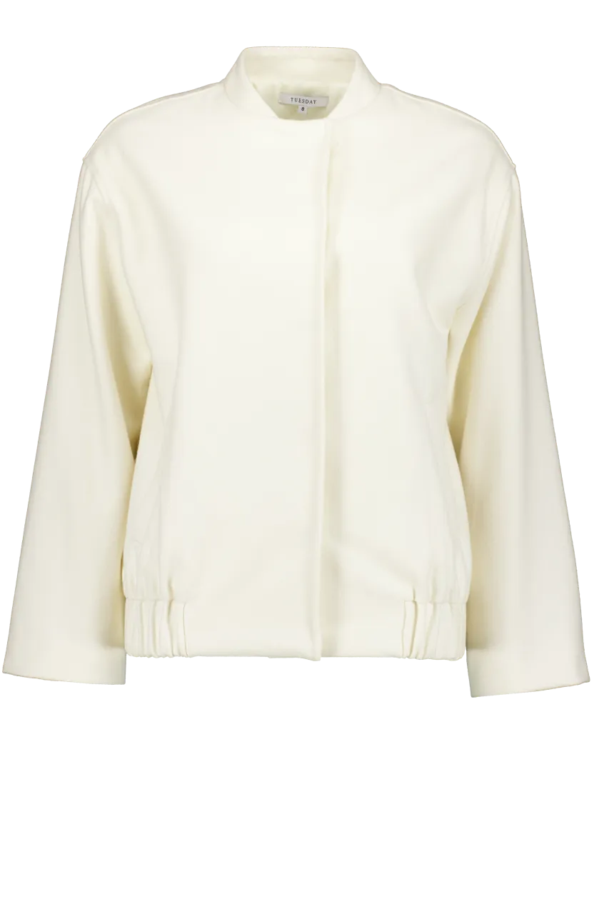 Anderson Bomber | Ivory Wool