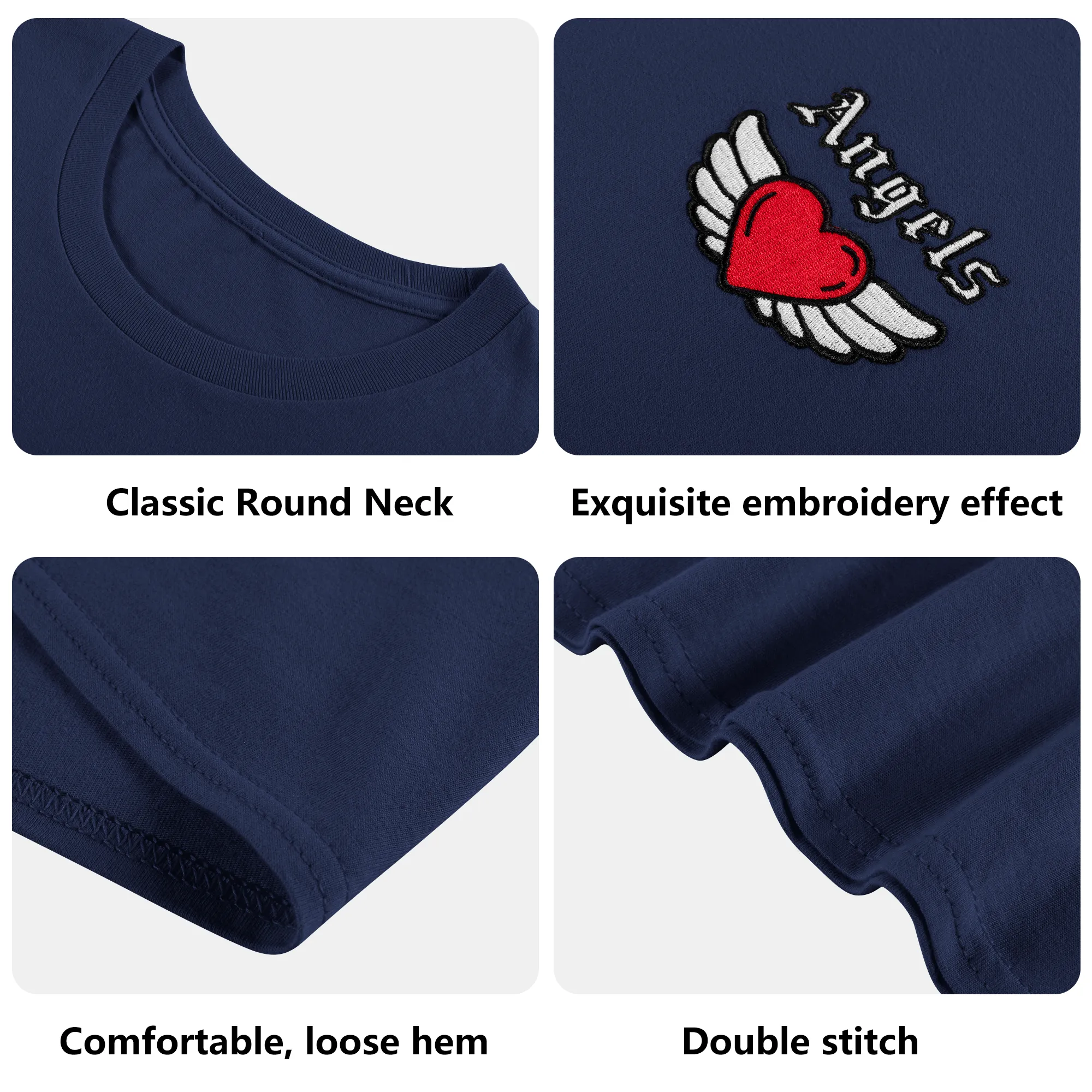Be ICONIC Embroidered Men's Casual Cotton T-shirt