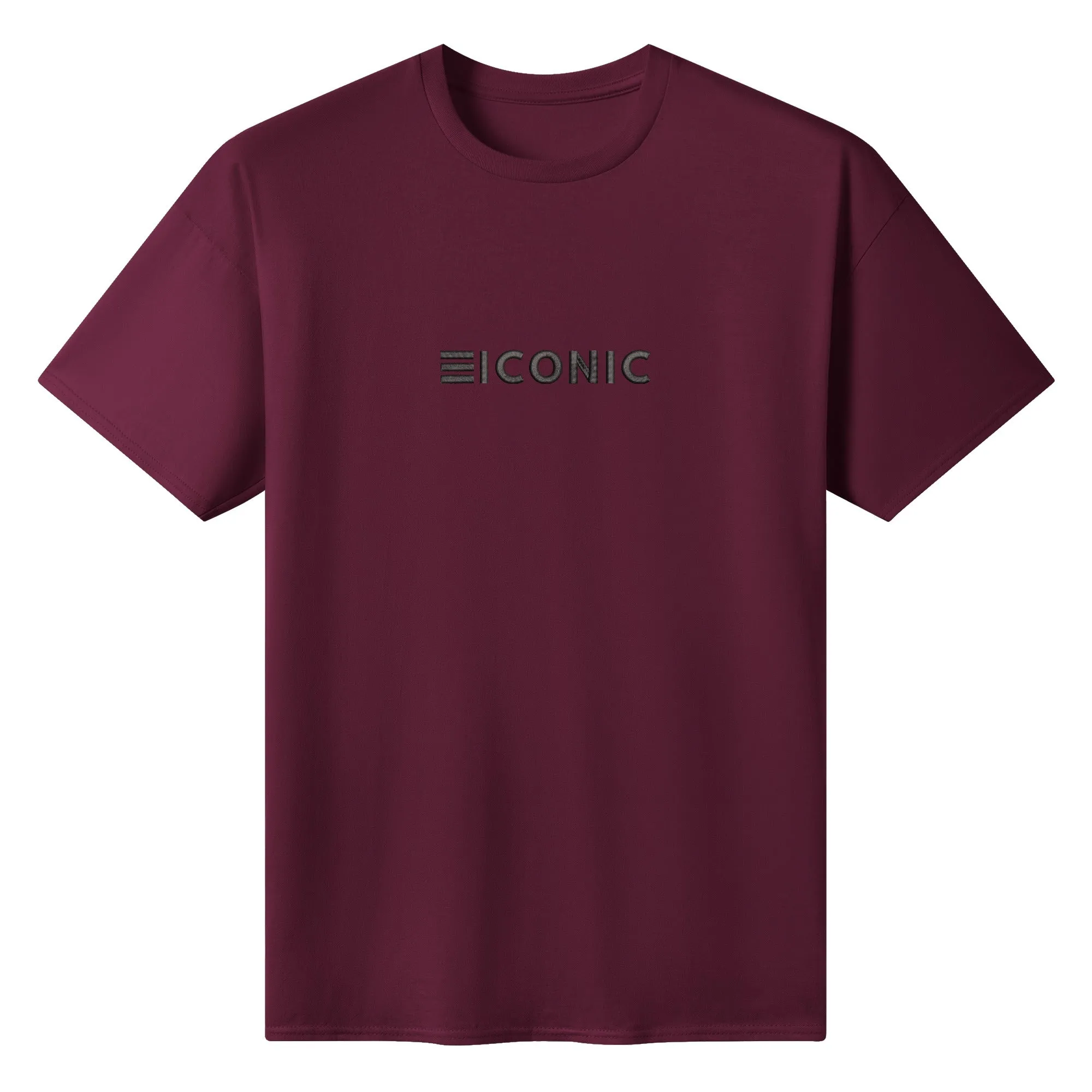 Be ICONIC Embroidered Men's Casual Cotton T-shirt