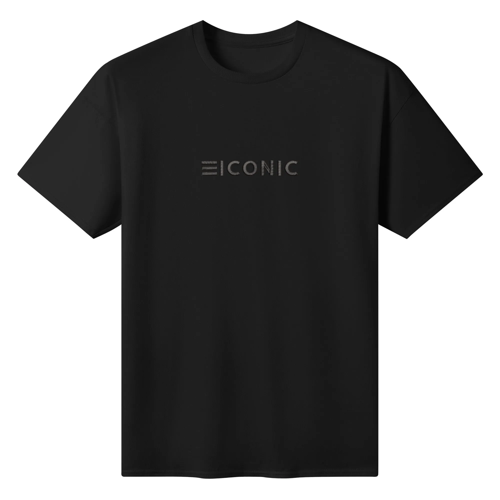 Be ICONIC Embroidered Men's Casual Cotton T-shirt