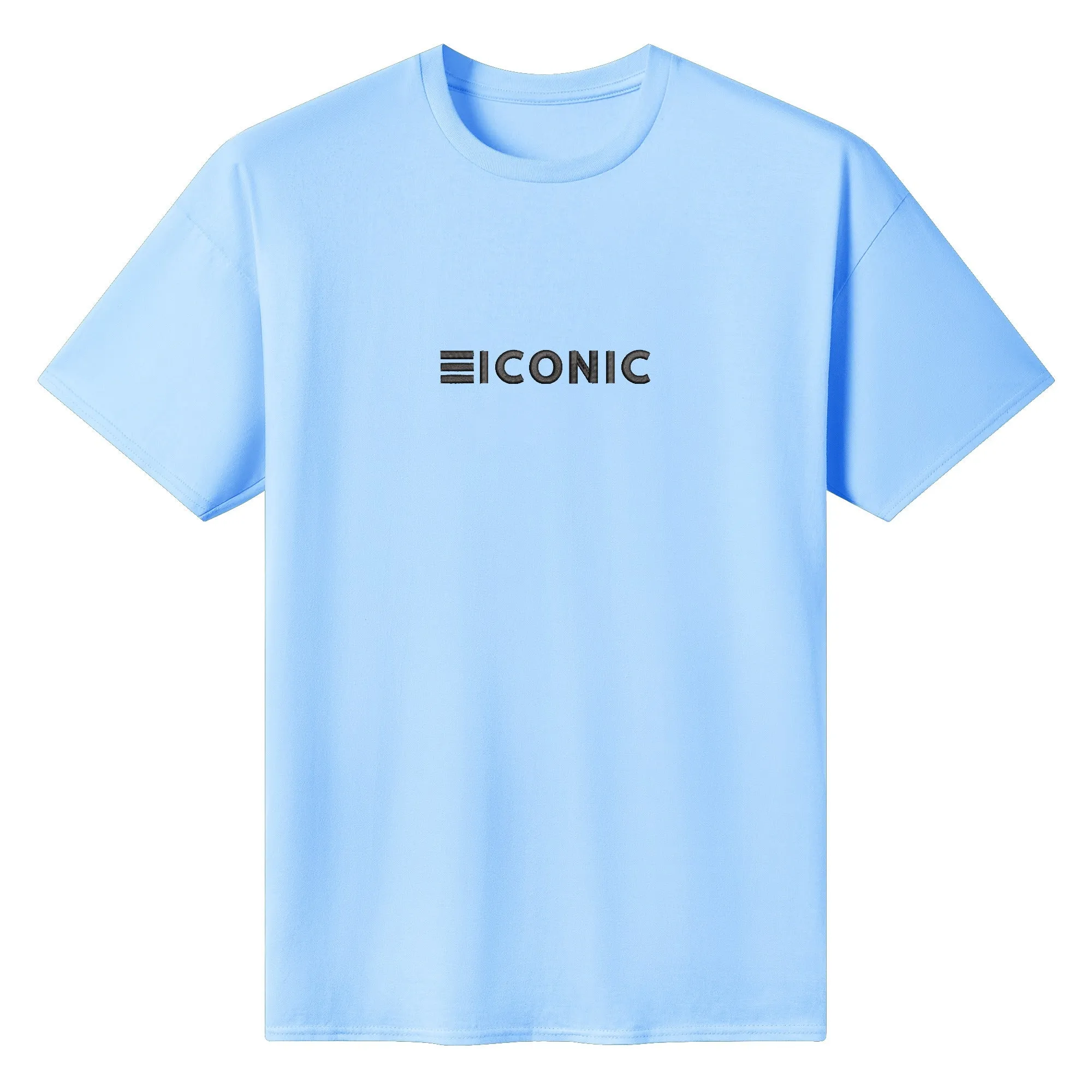 Be ICONIC Embroidered Men's Casual Cotton T-shirt