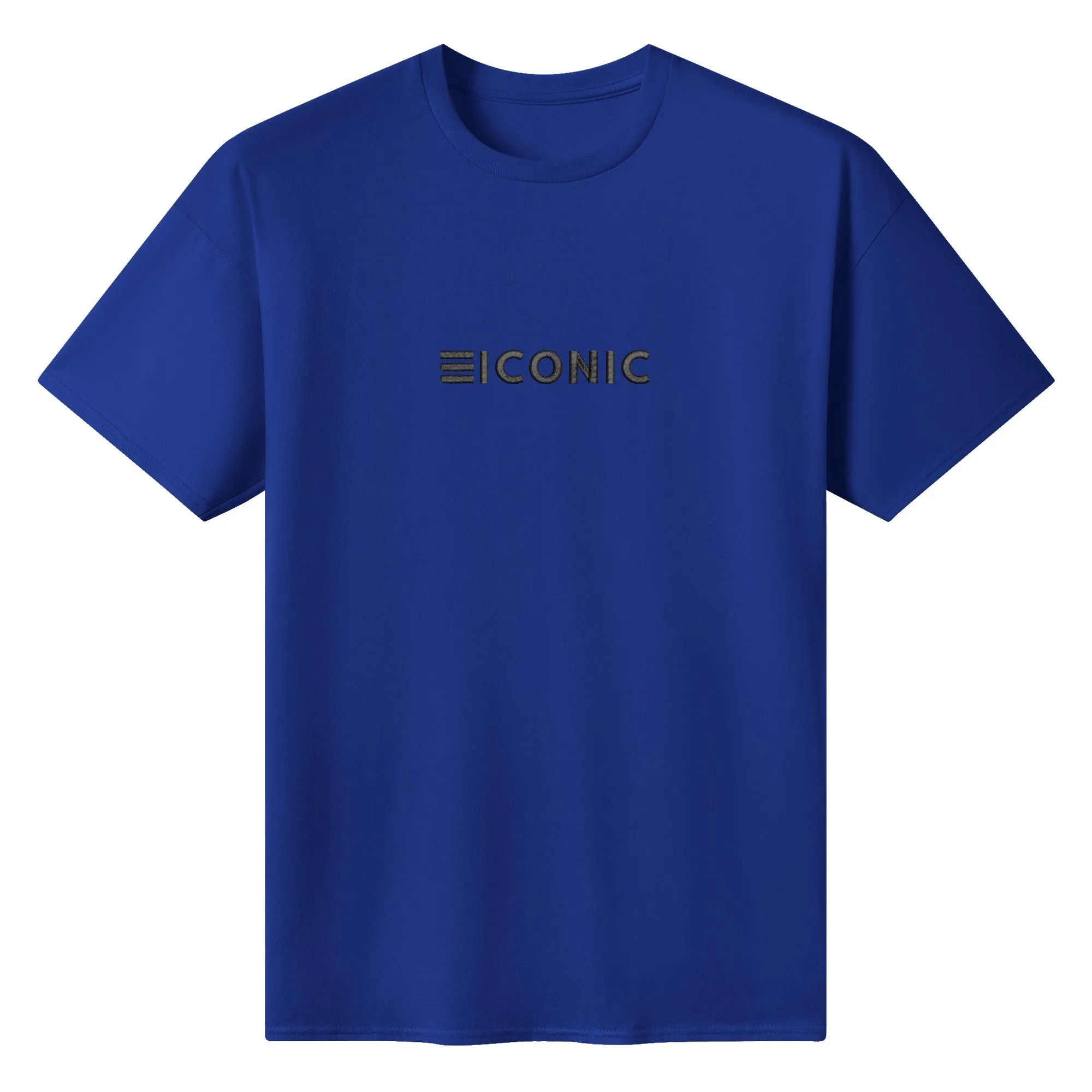 Be ICONIC Embroidered Men's Casual Cotton T-shirt