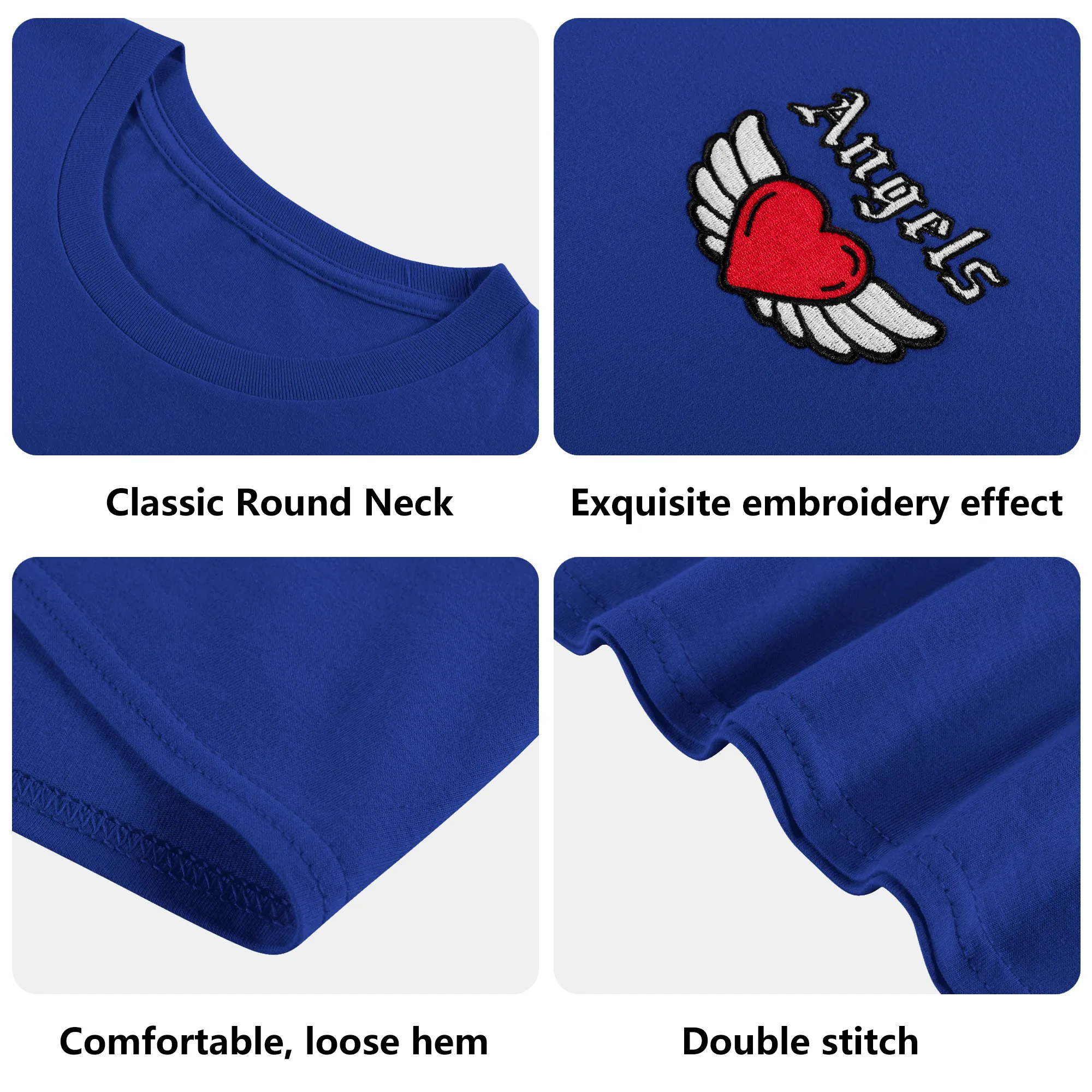 Be ICONIC Embroidered Men's Casual Cotton T-shirt