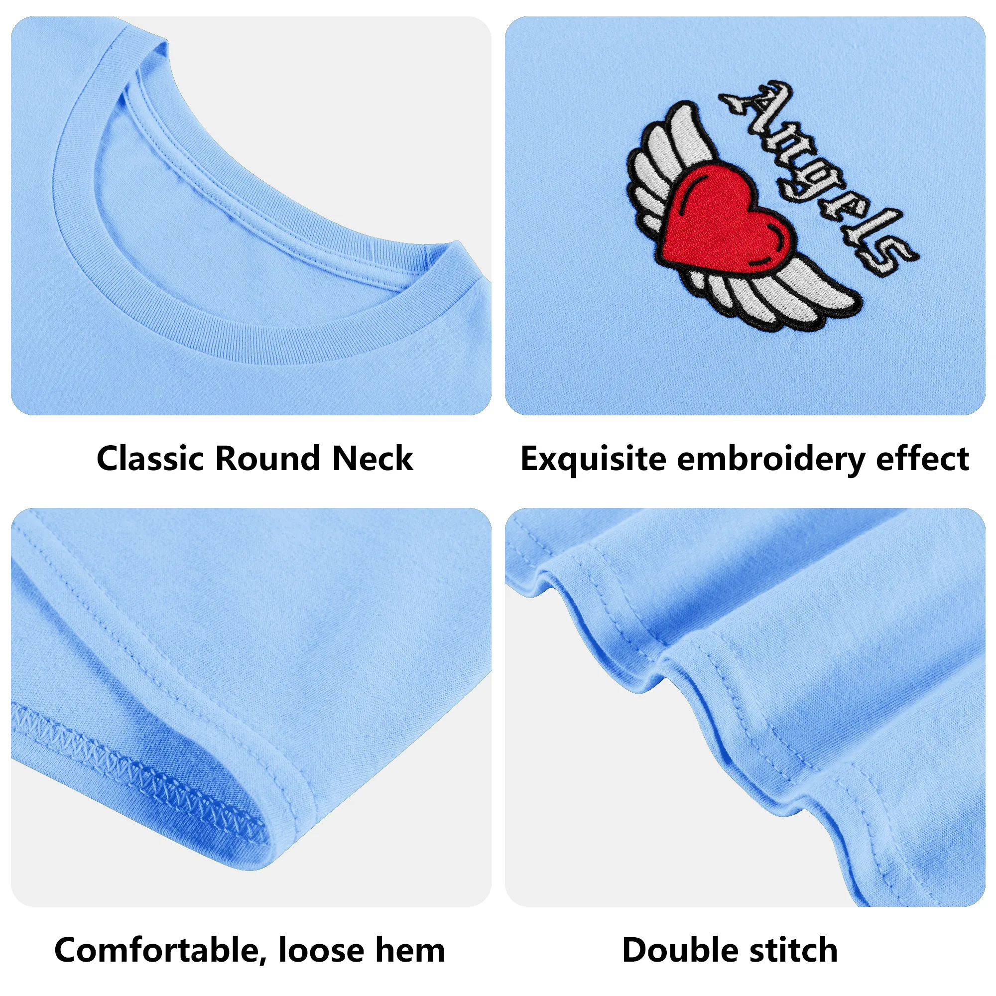 Be ICONIC Embroidered Men's Casual Cotton T-shirt