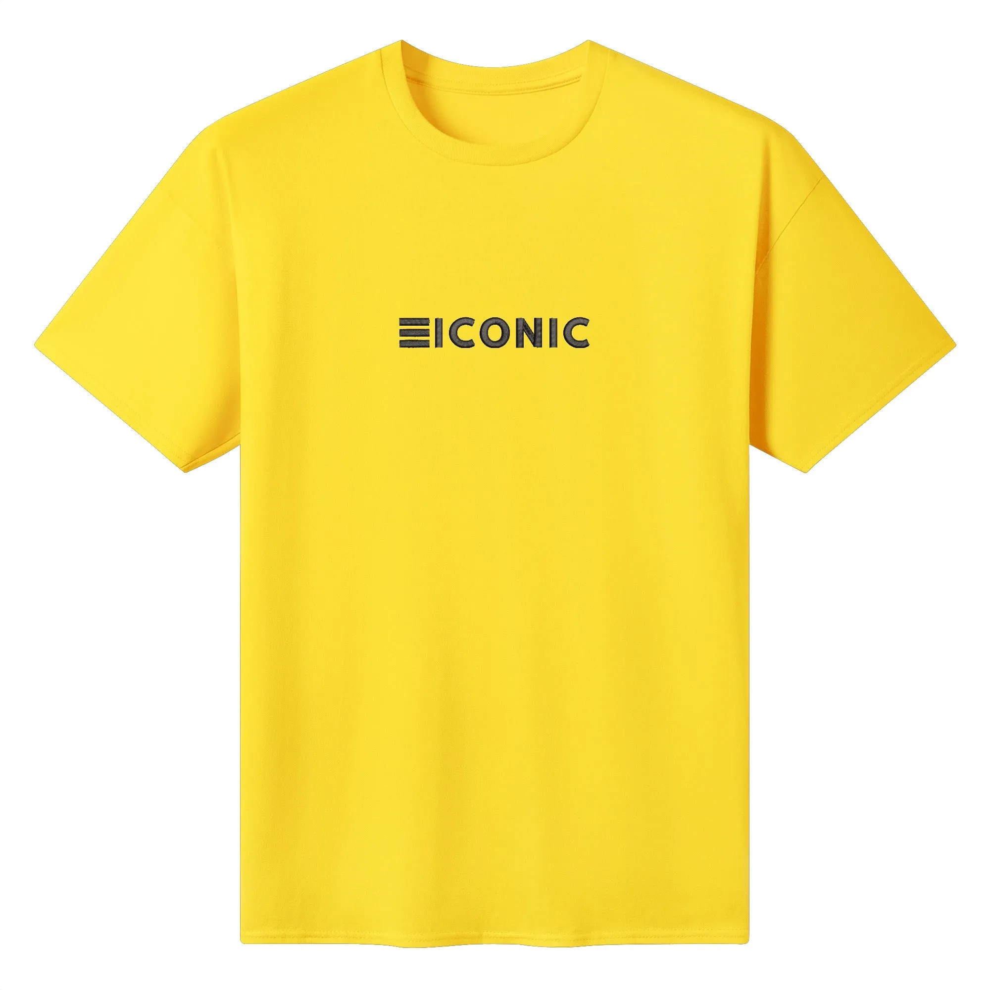 Be ICONIC Embroidered Men's Casual Cotton T-shirt