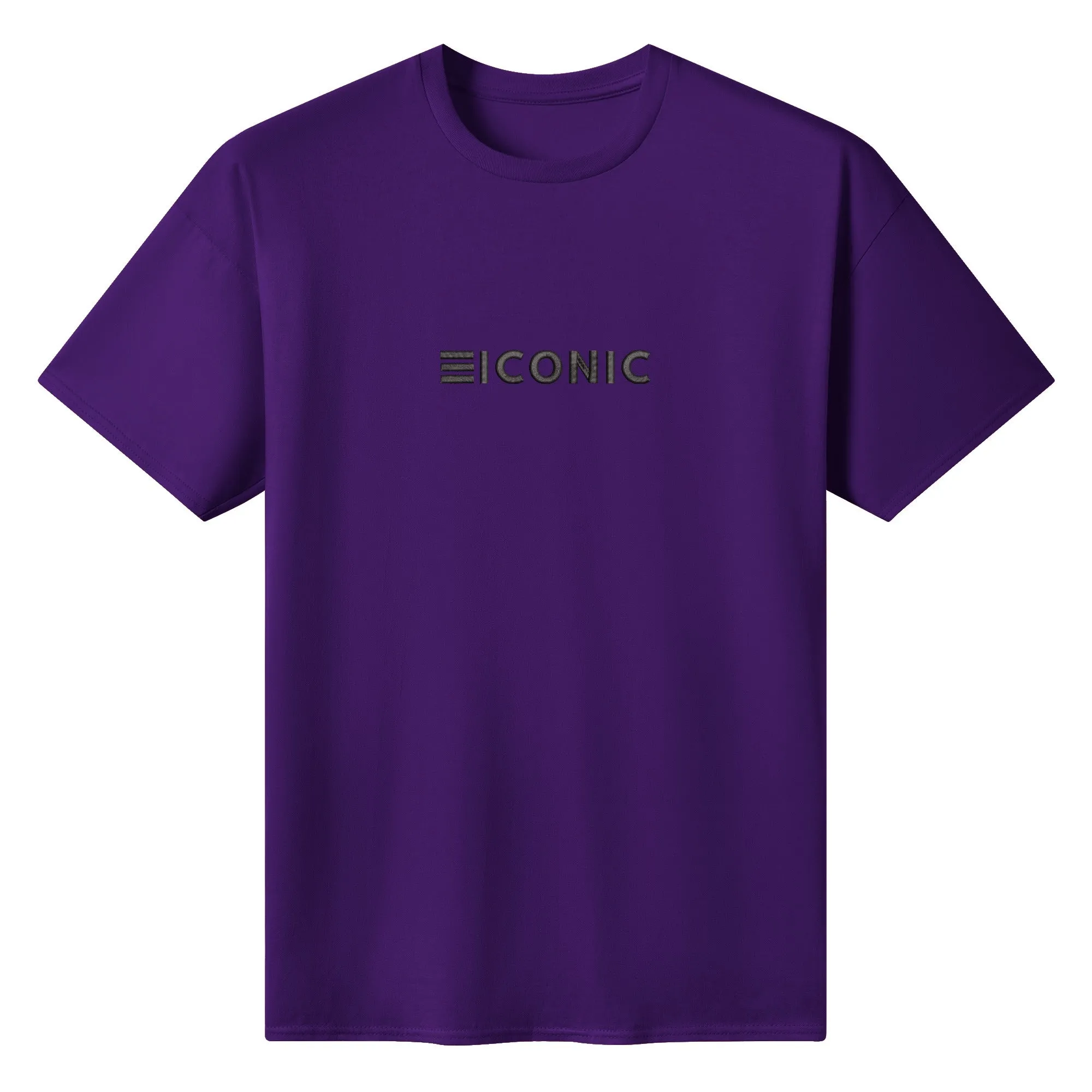 Be ICONIC Embroidered Men's Casual Cotton T-shirt