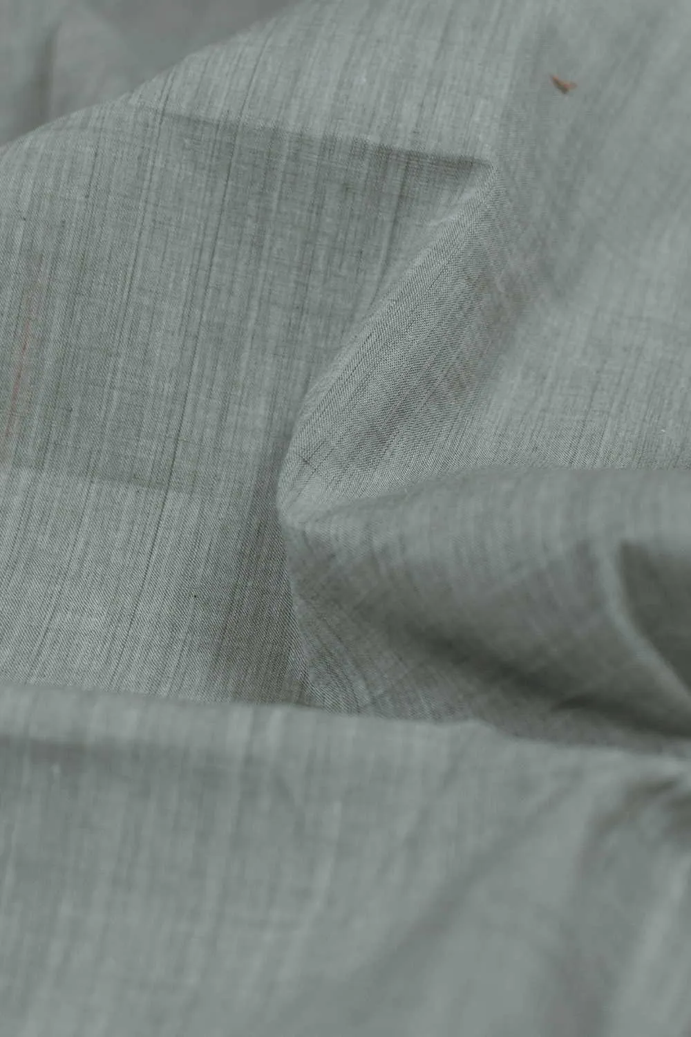 Coin Grey Mangalagiri Cotton Fabric