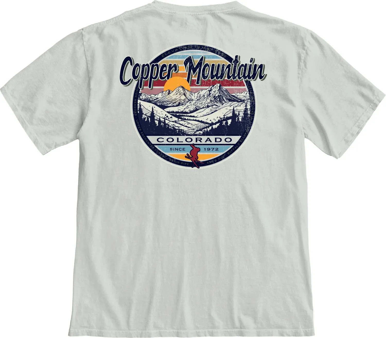 Failte Mtns/Skier Copper Mtn Short Sleeve Shirt