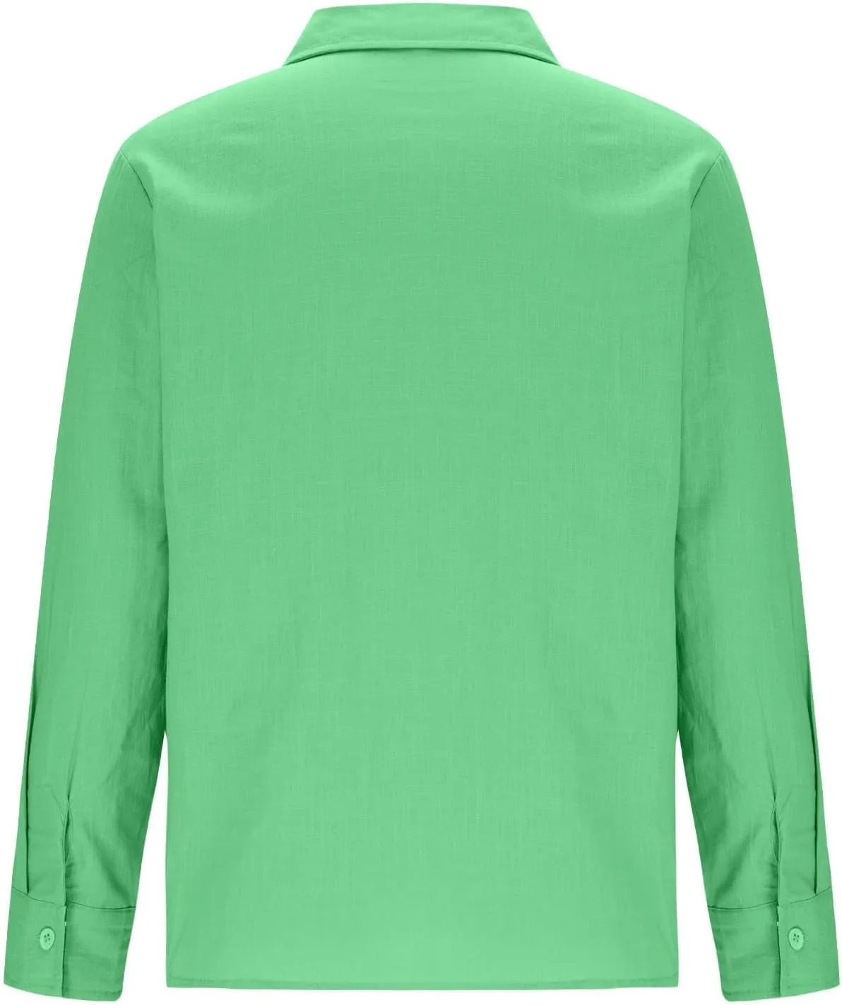 Long Sleeve Cotton Shirts for Men Button Down Mens Casual Untucked Stretch Wrinkle-Free Dress Shirt with Chest Pocket