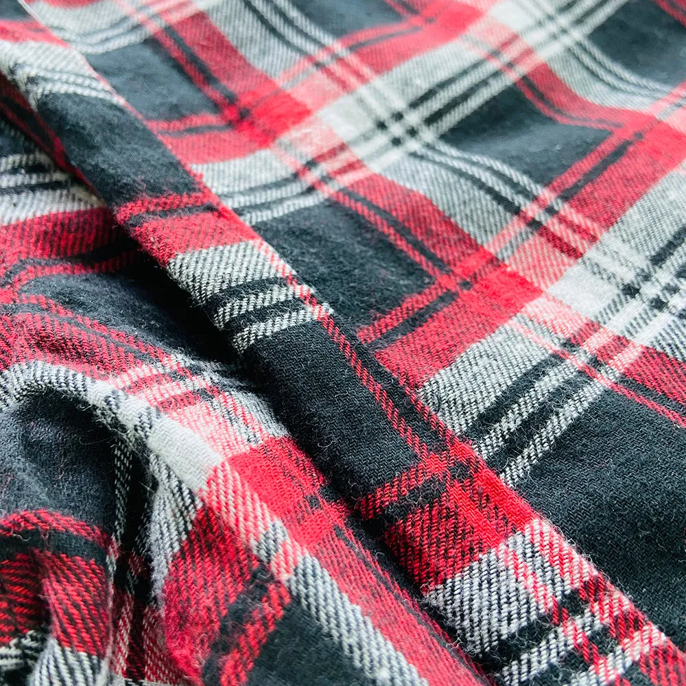 Mens Flannel Side Pocket Cotton Lounge Pajama Trouser