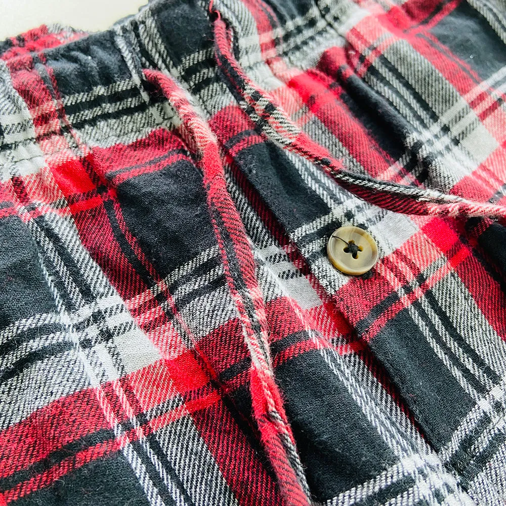 Mens Flannel Side Pocket Cotton Lounge Pajama Trouser