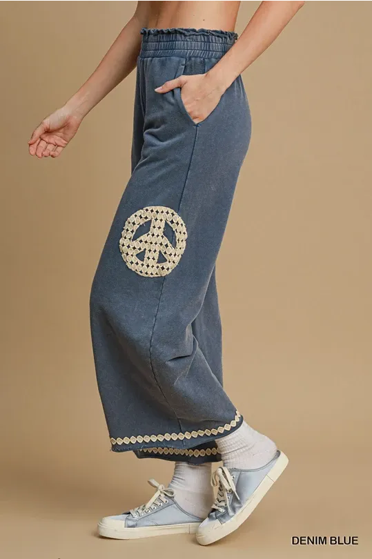 Peace Out Mineral Wash Pants