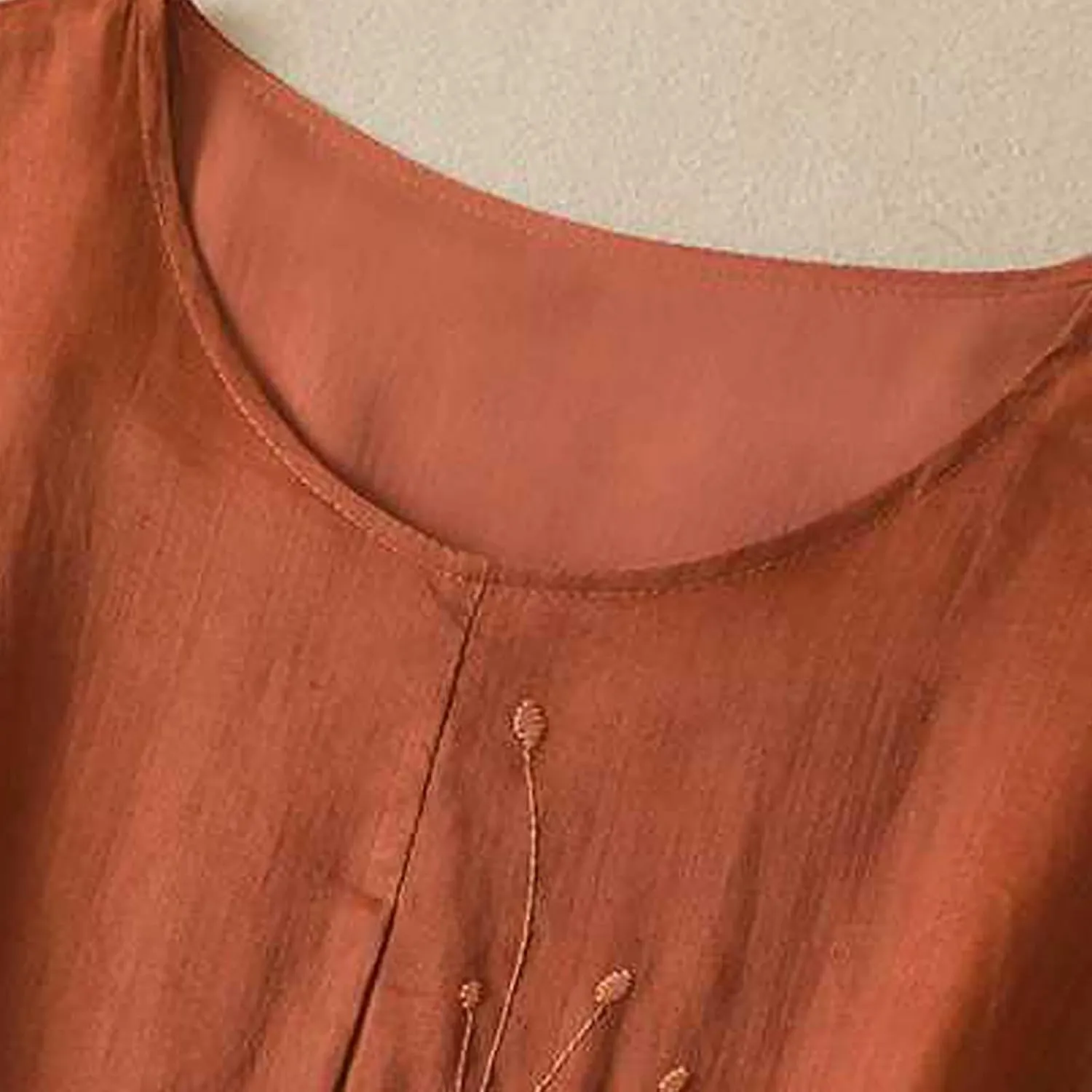 Women Embroidered Dress 3/4 Sleeve Summer Cotton Linen Dress Casual Plus Size Maxi Dress Trendy Summer Beach Clothes