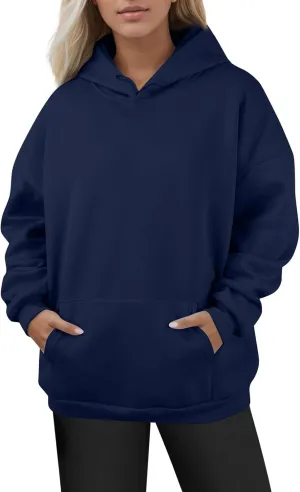 Women Oversized Sweatshirt Crewneck Long Sleeve Shirts Hoodies 2025 Summer Fashion Pullover Top Y2K Outfits
